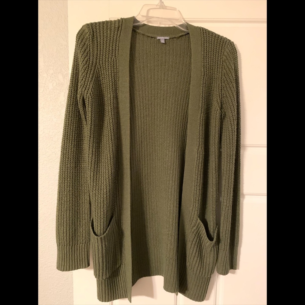 Olive green Charlotte Russe cardigan/sweater